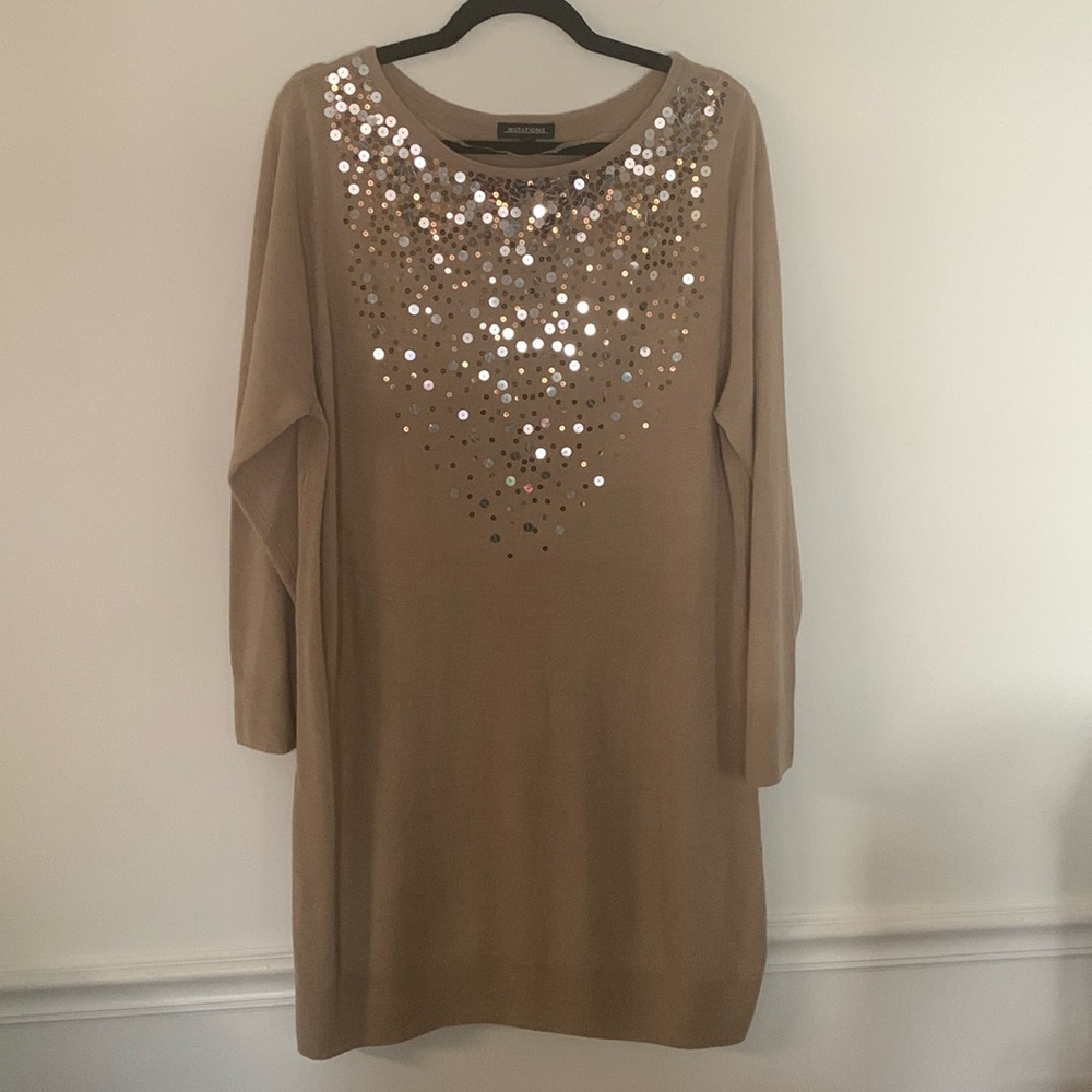 Notations size XL sweater dress